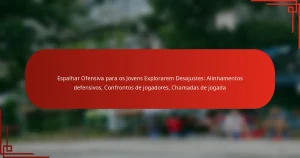 Espalhar Ofensiva para os Jovens Explorarem Desajustes: Alinhamentos defensivos, Confrontos de jogadores, Chamadas de jogada